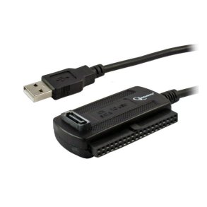 Adapter USB2.0 til IDE/SATA/2.5'/3.5' + str�mkilde