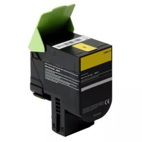 Lexmark C2132/XC2130/XC2132 Gul toner kompatibel