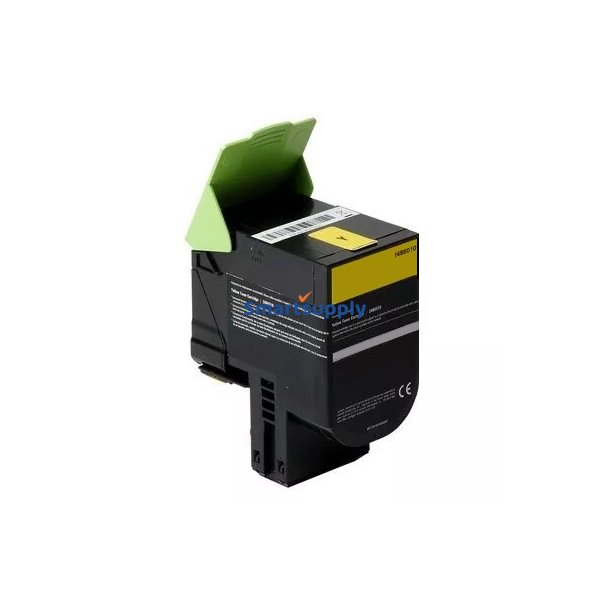 Lexmark C2132/XC2130/XC2132 Gul toner kompatibel