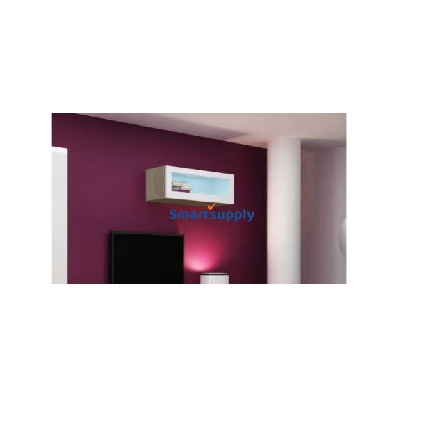 Kabinet Vigo "90" Glas 90/35/32 Sonoma/Hvid Glans