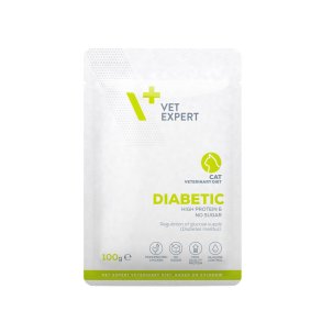 VET EXPERT Veterinary Diet Diabetic Cat - vdfoder til katte - 100g
