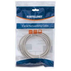 Intellinet Netvrkskabel Cat 5E, 3M, Gr, Cca, U/Utp