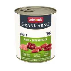 ANIMONDA GranCarno Adult Beef and duck hearts - vdfoder til hunde - 800g