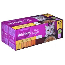 Whiskas Kyllinggryderet Gel&eacute; 40 X 85 G