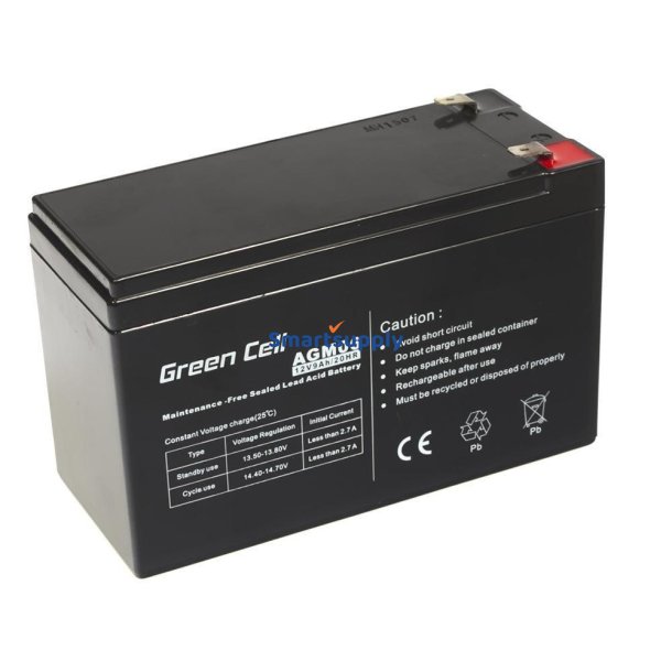 Green Cell Agm06 Ups Batteri Forseglet Blysyre (Vrla) 12V 9 Ah