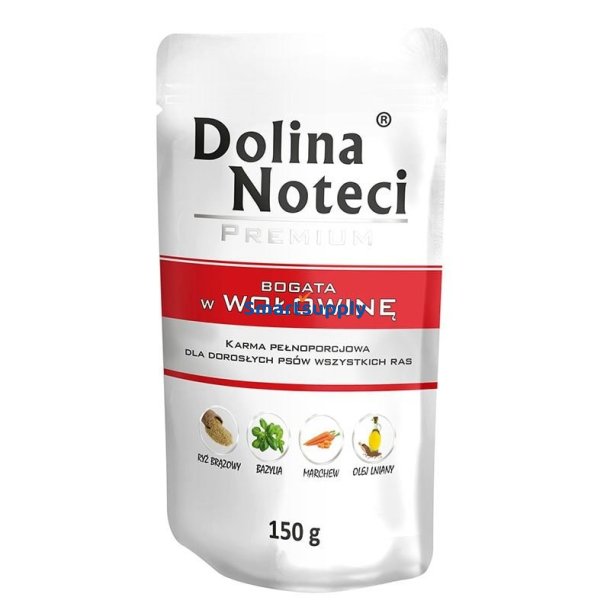 Dolina Noteci Premium Rig P Oksekd - Vdfoder Til Hunde - 150G
