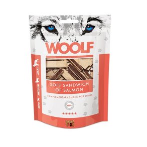WOOLF Soft Sandwich of Salmon - godbid til hund - 100g