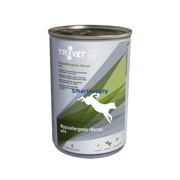TROVET Hypoallergenic HPD with horse - Vdt hundefoder - 400 g
