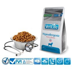 FARMINA Vet Life Hypoallergenic Pork & Potato- trfoder til hunde - 2 kg