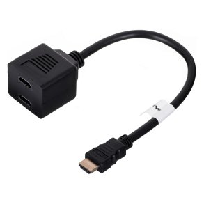 Lanberg AD-0019-BK video-splitter HDMI 2x HDMI