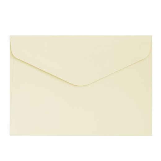 Cremefarvede konvelutter 10 stk. 114mm x 162mm
