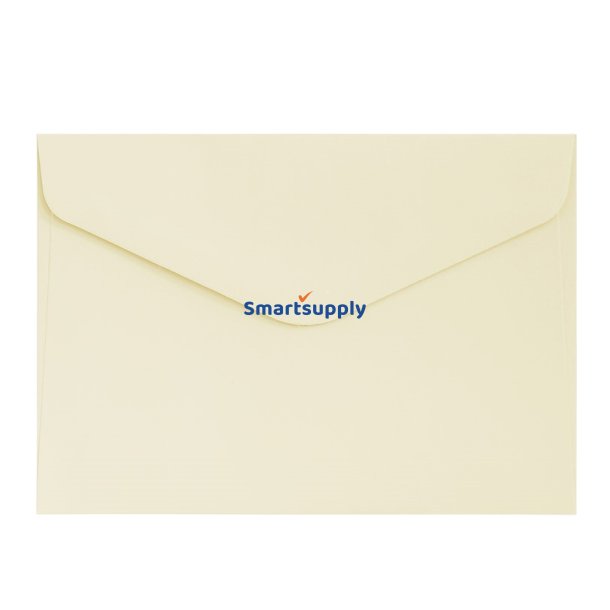 Cremefarvede konvelutter 10 stk. 114mm x 162mm