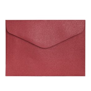 Skinnende rde kuverter 10 stk. 114mm x 162mm