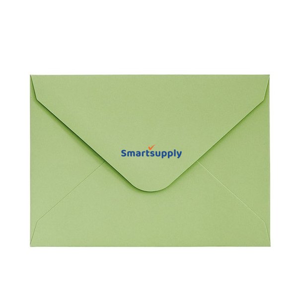 Sm� lysegr�nne kuverter 10 stk. 70mm x 100mm (B7)