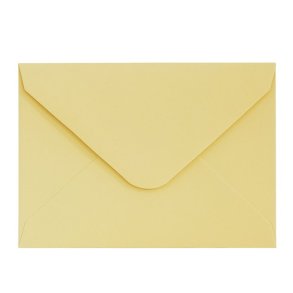 Gule sm kuverter 10 stk. 70mm x 100mm (B7)