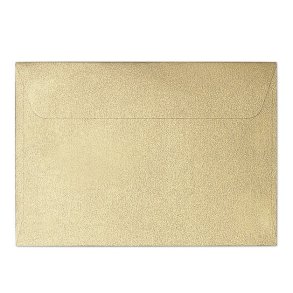 Skinnende guld kuverter 10 stk. 88mm x 125mm