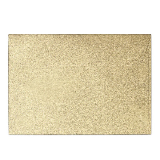 Skinnende guld kuverter 10 stk. 88mm x 125mm
