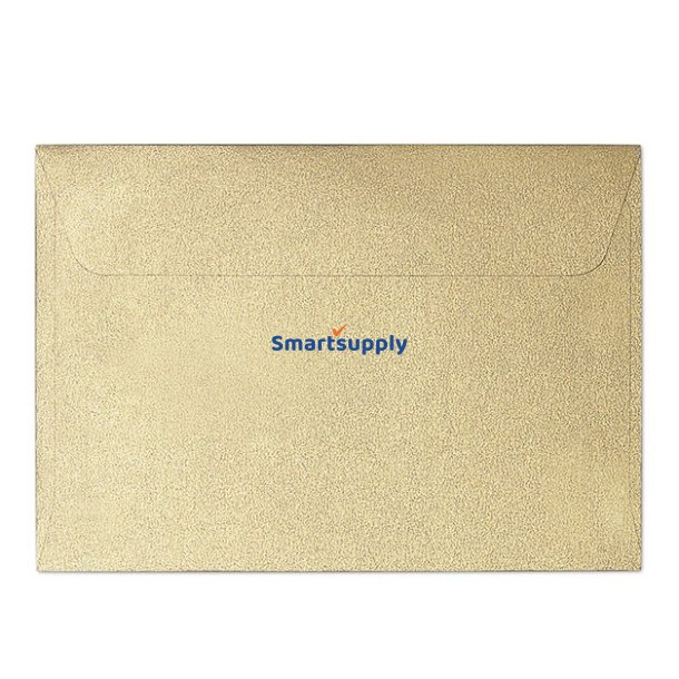 Skinnende guld kuverter 10 stk. 88mm x 125mm