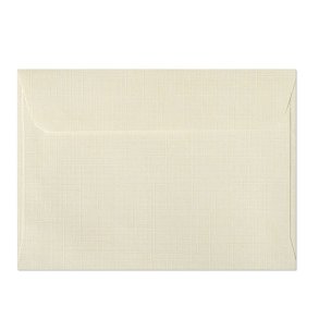 Sm cremefarvet canvas kuverter 10 stk. 88mm x 125mm