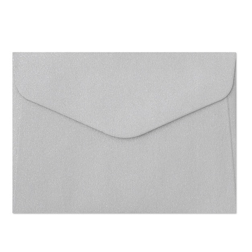 Sm� skinnende s�lv kuverter 10 stk. 88mm x 125mm