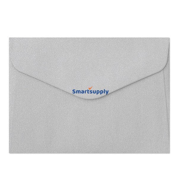 Sm� skinnende s�lv kuverter 10 stk. 88mm x 125mm