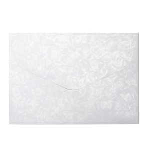 Hvide rose mnstrede kuverter 10 stk. 162mm x 229mm