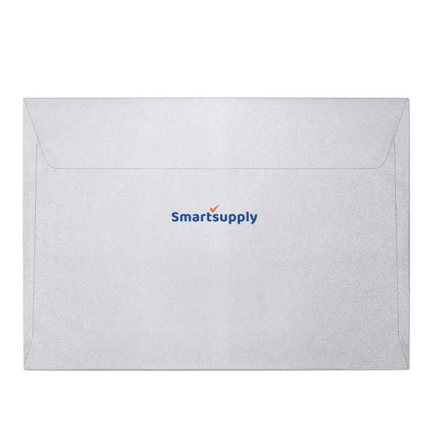 Skinnende hvide kuverter 10 stk. 162mm x 229mm