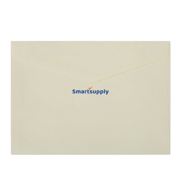 Cremefarvede kuverter 10 stk. 162mm x 229mm