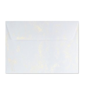 Marmor guld kuverter 10 stk. 162mm x 229mm