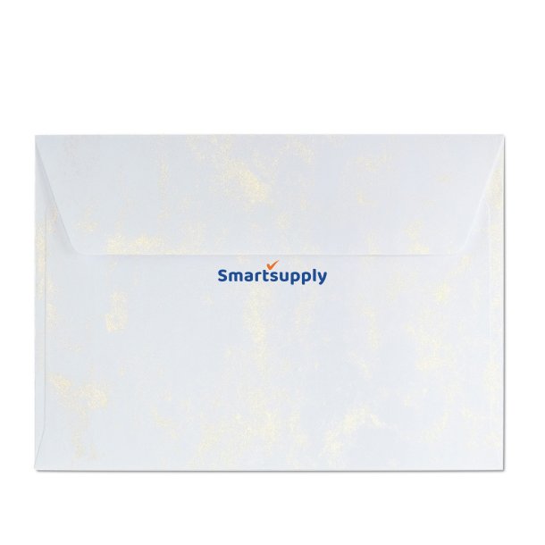 Marmor guld kuverter 10 stk. 162mm x 229mm