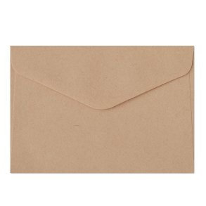 Mrk Beige natur kuverter 10 stk. 125mm x 176mm (B6)