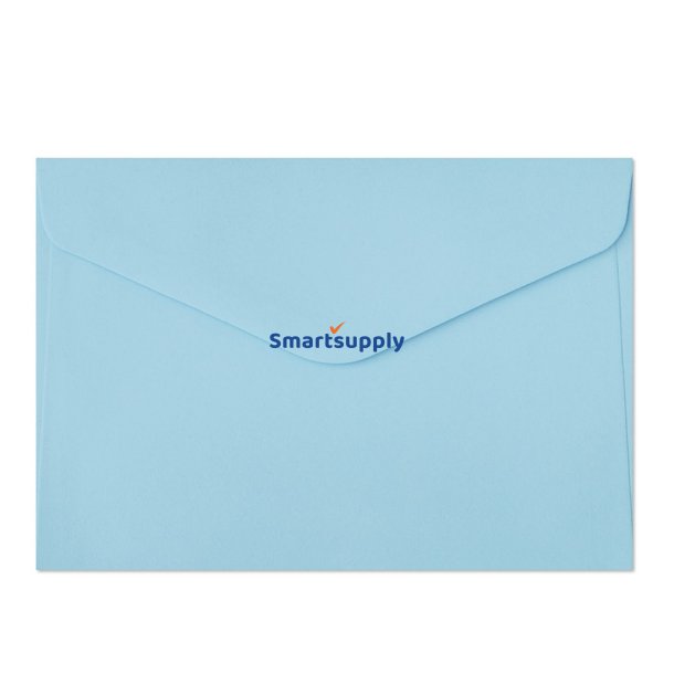 Lysebl� kuverter 10 stk 125mm x 176mm (B6)