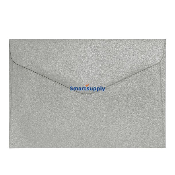 Skinnende s�lv kuverter 10 stk. 125mm x 176mm (B6)