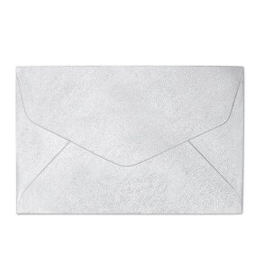 Sm hvide skinnende kuverter 10 stk. 70mm x 110mm (B7)