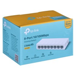 TP-Link LS1008 Ikke administreret Fast Ethernet (10/100) Hvid