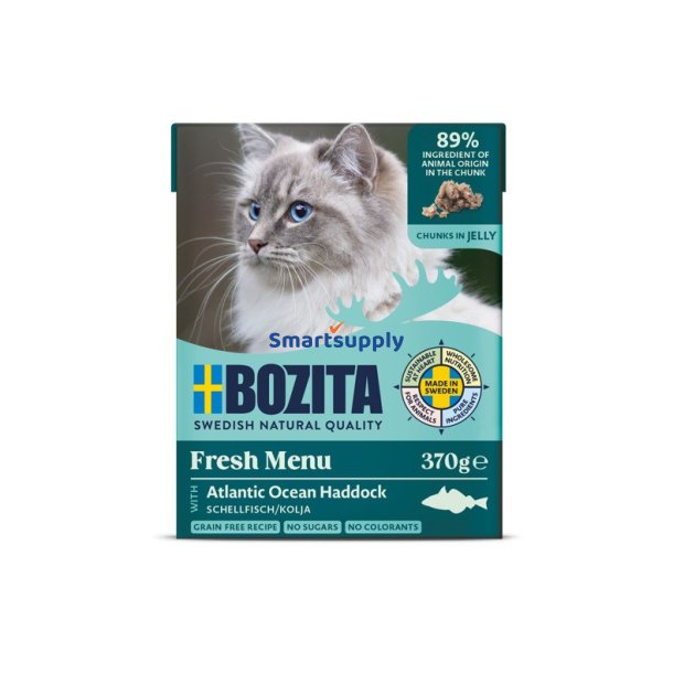 BOZITA Kuller i gel  vdfoder til katte  370 g