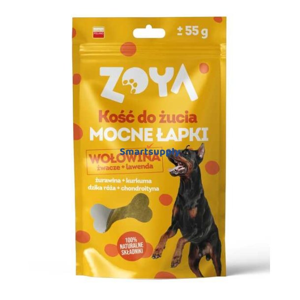 Zoya Tyggeben Oksekd Med Lavendel - Hundegodbid - 55G
