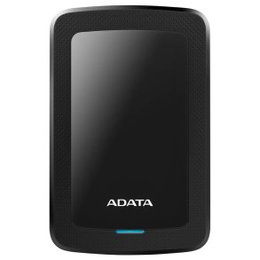 ADATA HDD Ext HV300 2TB Black ekstern harddisk Sort