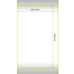 Fragtlabels til Zebra 1 rulle 102 mm x 192 mm