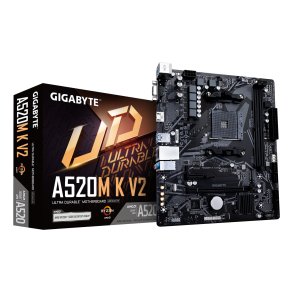 GIGABYTE A520M K V2 bundkort AMD A520 Stik AM4 micro ATX