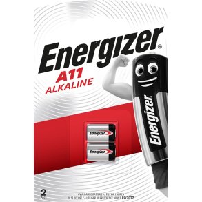 Energizer E11A (A11) Engangsbatteri til specielle forml, 2 stk.