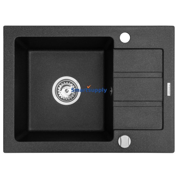 Maidsinks 62X44 1B 1D Volcano Granitvask Med 1-Skls Aflb