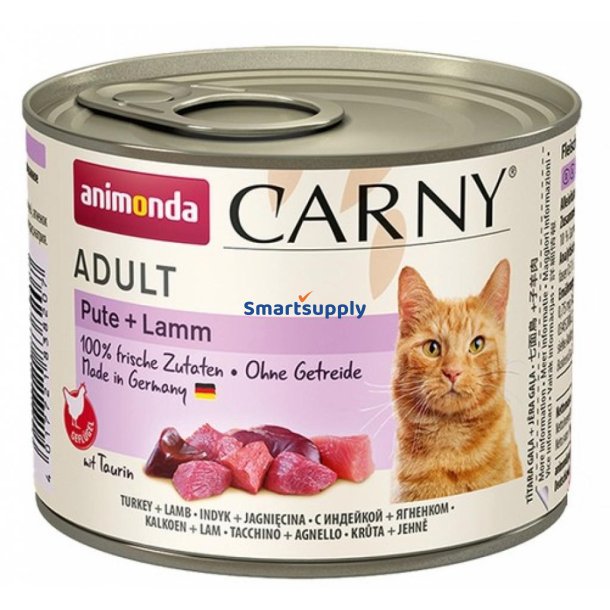 Animonda Carny Adult Kalkun Og Lam - Vdfoder Til Katte - 200G