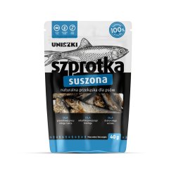 Uniszki Trret Brisling - Hundegodbid - 40 G