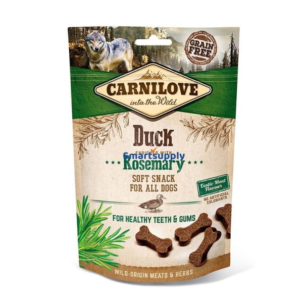 Carnilove Soft Duck+Rosmarin Hundegodbid - 200 G