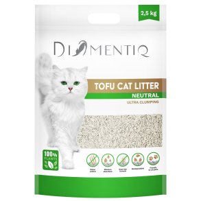 DIAMENTIQ Tofu Neutral Ultra clumping - plantegrus - 2,5 kg