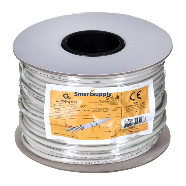 Gembird Cat 6 Ftp 100M Netvrkskabel Gr F/Utp