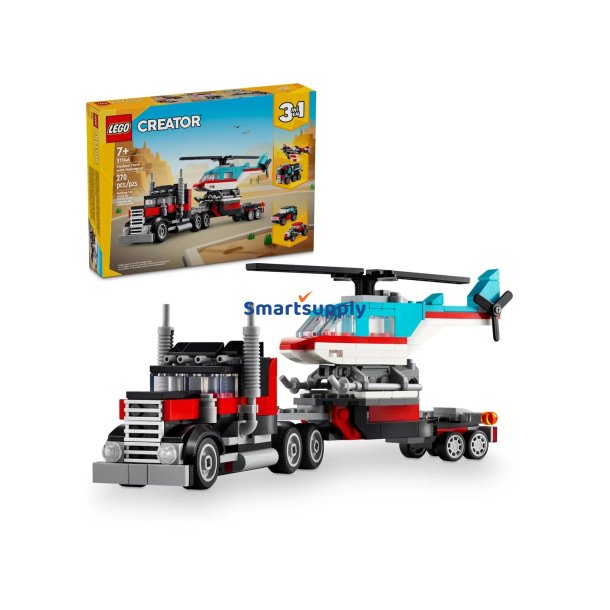 Lego Creator 3 I 1 31146 Fladlabstruck Med Helikopter