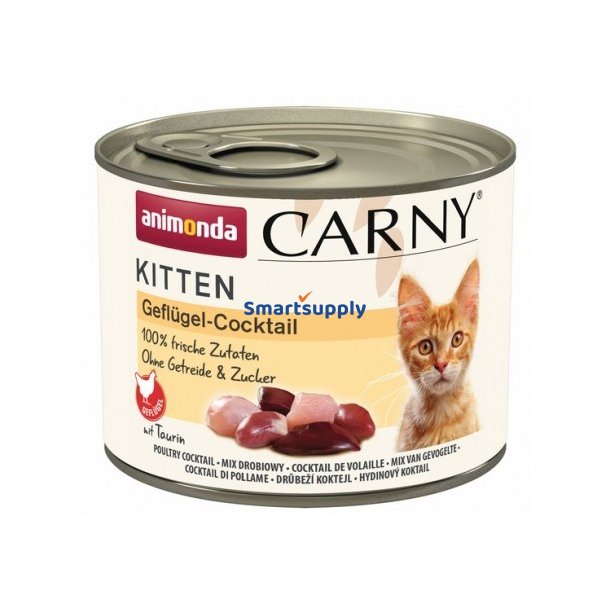 Animonda Carny Kitten Fjerkrcocktail - Vdfoder Til Katte - 200G