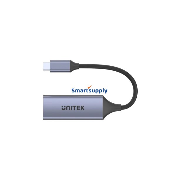 Unitek Usb-C - Rj45 Adapter, 1Gbps, Pd 100W